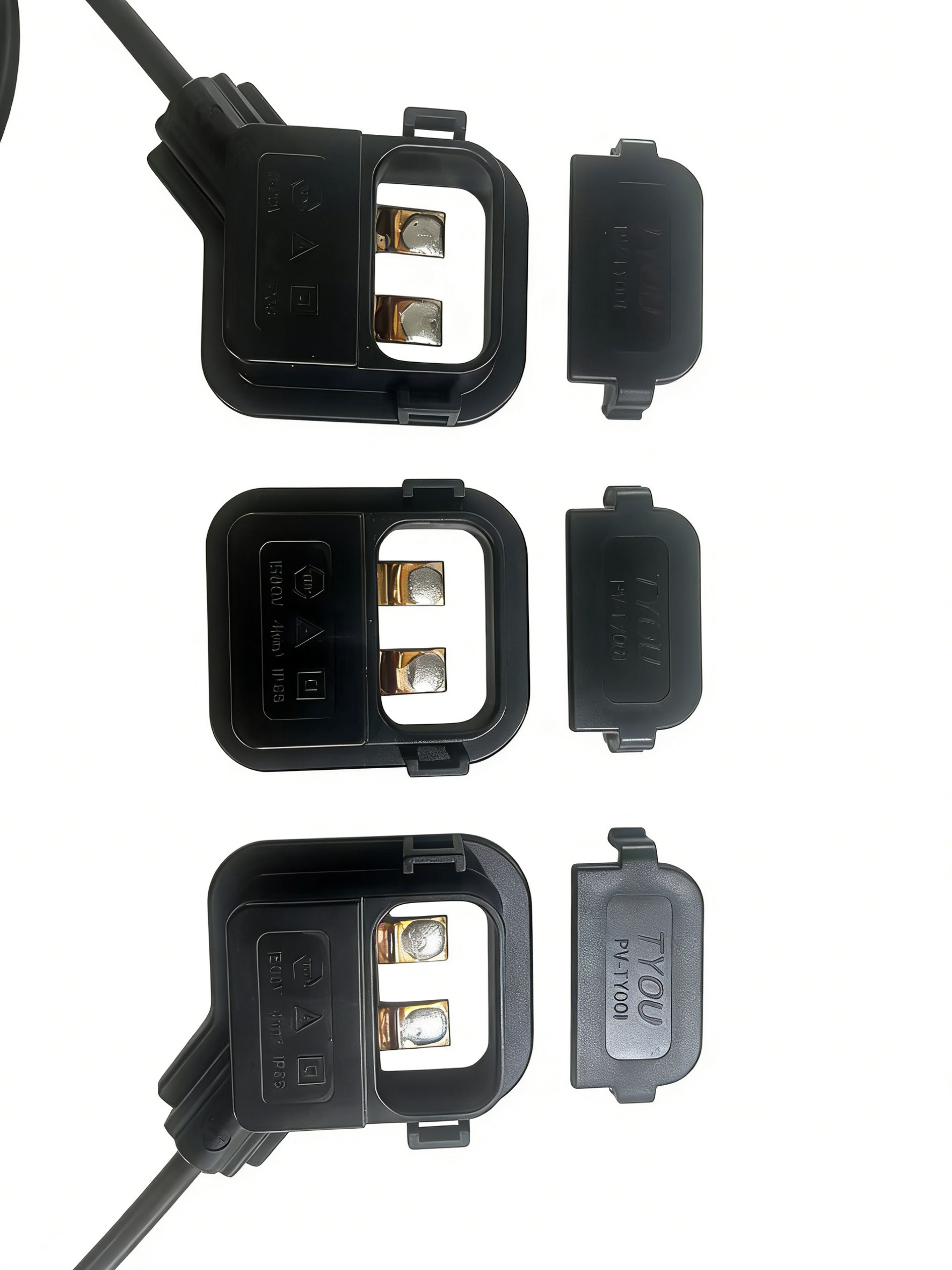 pre-sealed PV junction box, 3-split potted  IP68 solar junction box, 20A-30A